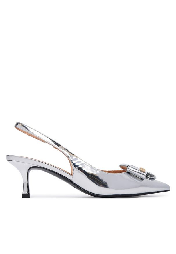 Love Moschino - Czółenka LOVE MOSCHINO. Kolor: srebrny