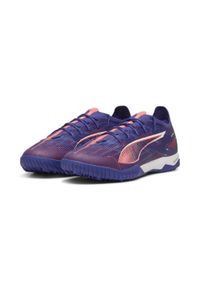 Puma - Buty piłkarskie unisex PUMA ULTRA 5 PRO CAGE. Kolor: wielokolorowy, biały, różowy. Sport: piłka nożna