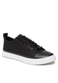 Calvin Klein Tenisówki Vulc Lace-Up - Mono Jq HW0HW01777 Czarny. Kolor: czarny. Materiał: materiał #4