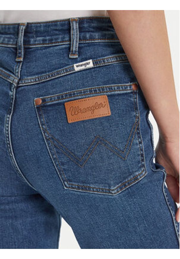 Wrangler Jeansy Montana 112371140 Granatowy Bootcut Fit. Kolor: niebieski