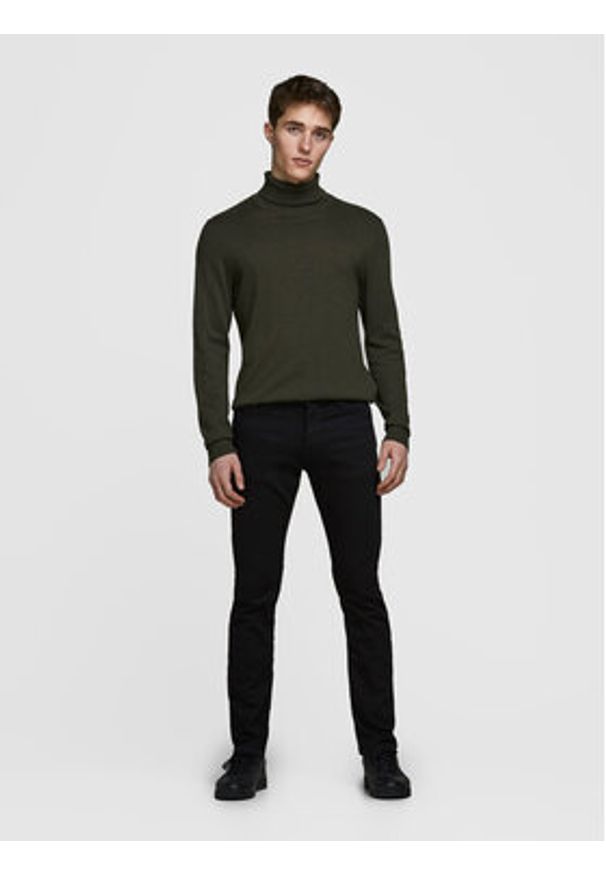 Jack & Jones Jeansy Glenn Felix 12113450 Czarny Slim Fit. Kolor: czarny