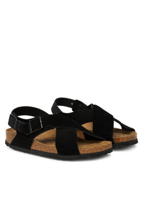 Birkenstock Sandały Tulum SFB 1029779 Czarny. Kolor: czarny. Materiał: zamsz, skóra