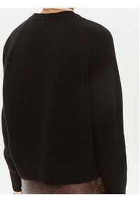 Weekend Max Mara Sweter Gabbia 24253661 Czarny Relaxed Fit. Kolor: czarny. Materiał: wełna #8