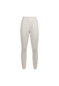 Puma - Spodnie fitness damskie PUMA Strong Power Fleece Jogger. Kolor: biały. Sport: fitness