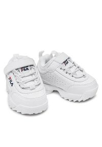 Fila Sneakersy Disruptor E Infants 1011298.1FG Biały. Kolor: biały. Materiał: skóra #7