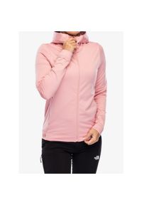 Bluza zapinana damska Peak Performance Rider Tech Zip Hood. Kolor: różowy