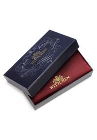 Wittchen - Damski portfel skórzany w monogram duży. Kolor: brązowy. Materiał: skóra #8