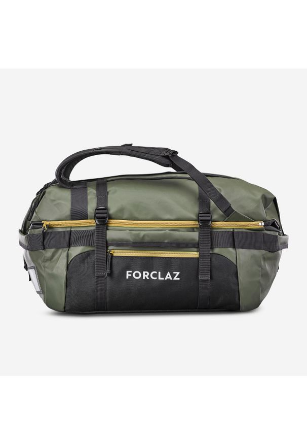 FORCLAZ - Second Life - Torba trekkingowa Forclaz Duffel 500 Extend... - Stan Doskonały. Kolor: zielony, wielokolorowy, szary