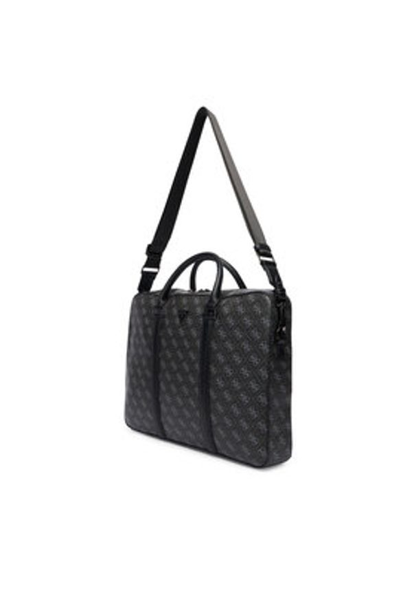 Guess Torba na laptopa HMMILO P6169 Czarny. Kolor: czarny. Materiał: skóra