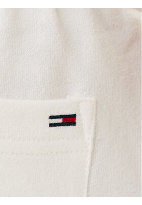 Tommy Jeans Szorty sportowe Signature DM0DM23017 Biały Regular Fit. Kolor: biały. Materiał: bawełna. Styl: sportowy