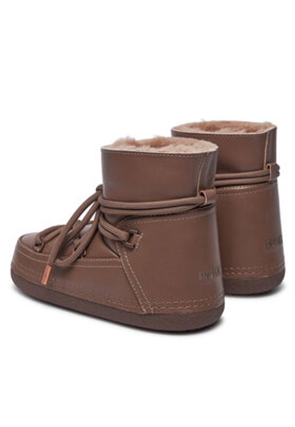 Inuikii Śniegowce Full Leather 75101-087 Brązowy. Kolor: brązowy. Materiał: skóra