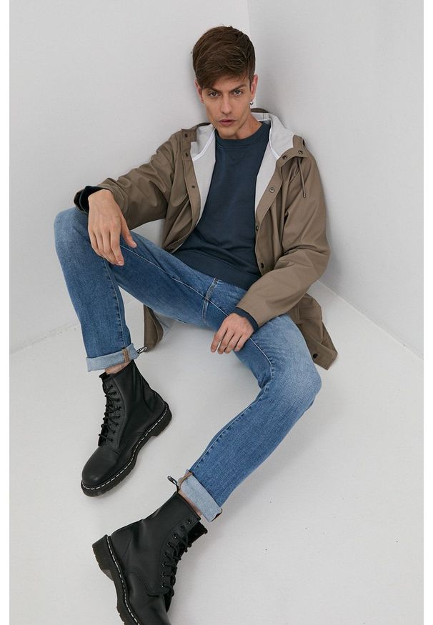 Only & Sons - Bluza bawełniana. Okazja: na co dzień. Kolor: niebieski. Materiał: bawełna. Styl: casual