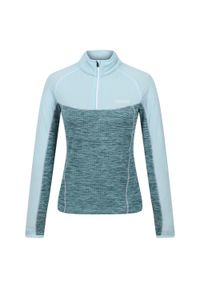 Hepley Regatta damska turystyczna bluza szybkoschnąca z suwakiem. Kolor: niebieski. Materiał: elastan, poliester. Sport: turystyka piesza