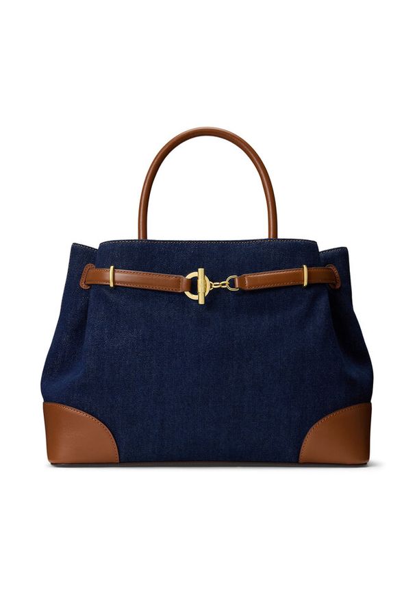 Lauren Ralph Lauren - Torebka LAUREN RALPH LAUREN. Kolor: niebieski