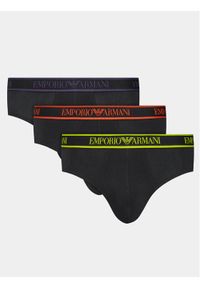 Emporio Armani Underwear Komplet 3 par slipów 111734 3F717 29821 Czarny. Kolor: czarny. Materiał: bawełna