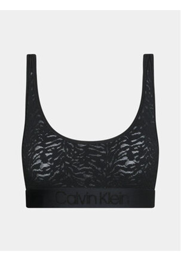 Calvin Klein Underwear Biustonosz top 000QF7340E Czarny. Kolor: czarny. Materiał: syntetyk