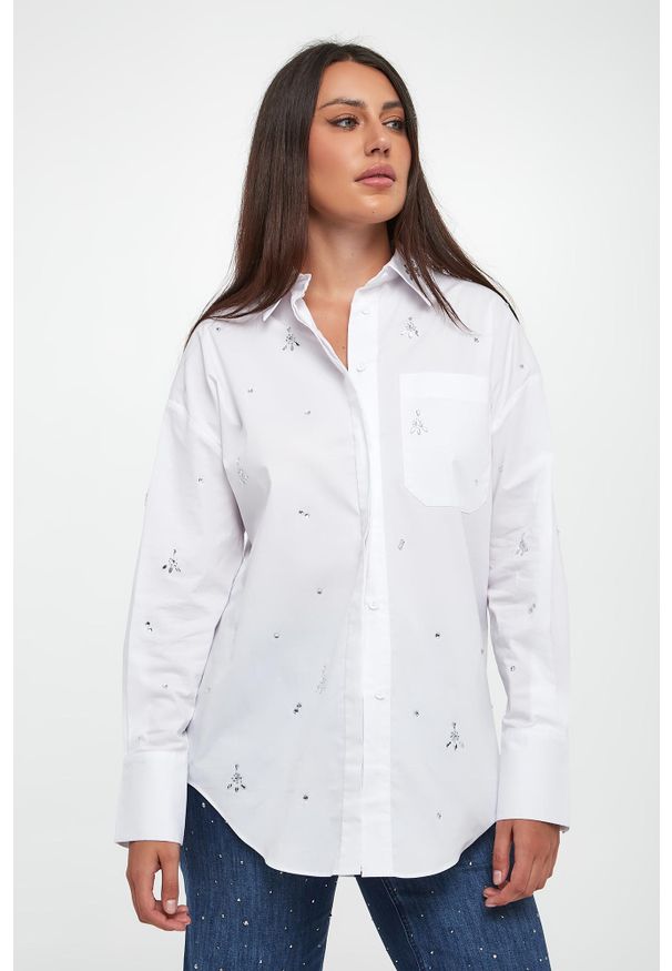 Joseph Ribkoff - Koszula damska z kryształkami JOSPEH RIBKOFF