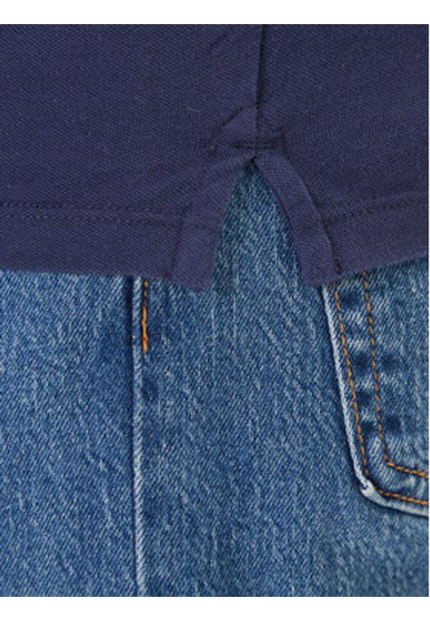 Levi's® Polo Housemark A5797-0001 Granatowy Slim Fit. Typ kołnierza: polo. Kolor: niebieski. Materiał: bawełna