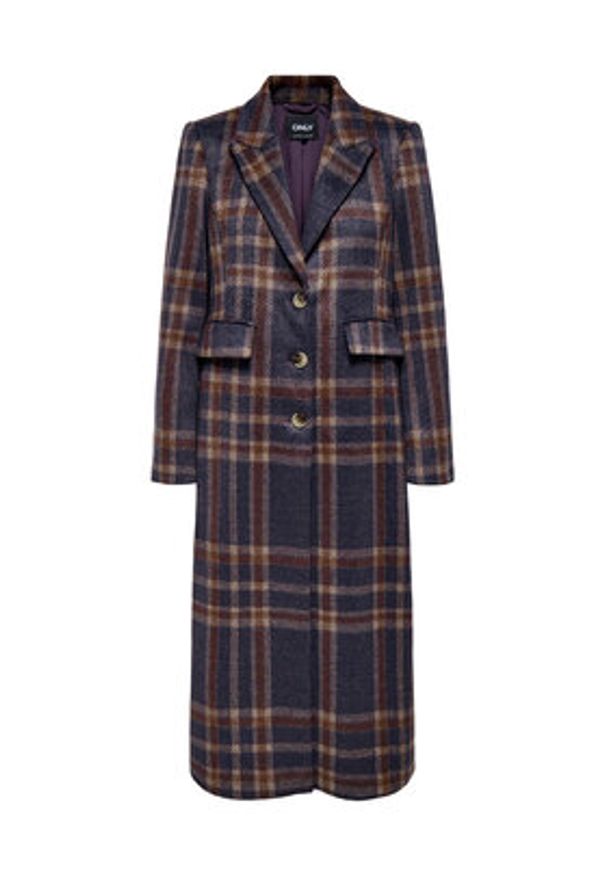 only - ONLY Płaszcz przejściowy Coris 15355210 Fioletowy Regular Fit. Kolor: fioletowy. Materiał: syntetyk