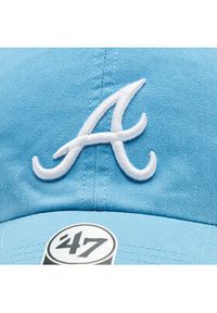 47 Brand Czapka z daszkiem MLB Atlanta Braves Double Under '47 CLEAN UP BCWS-DBLUN01GWS-CO95 Niebieski. Kolor: niebieski. Materiał: materiał #3