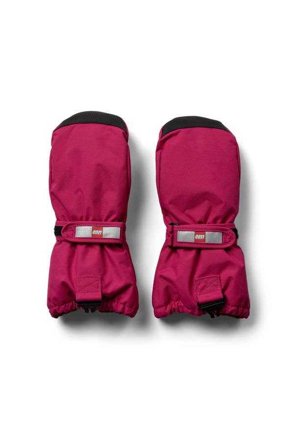 Rękawice Narciarskie Zimowe Dziecięce Wodoodporne LEGO Atlin 706. Kolor: czerwony. Sezon: zima. Sport: narciarstwo