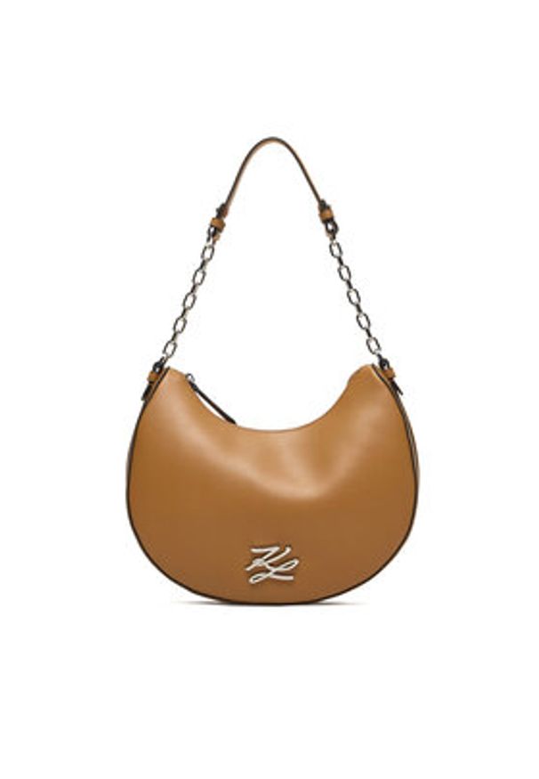 Karl Lagerfeld - KARL LAGERFELD Torebka A2W30019 Brązowy. Kolor: brązowy. Materiał: skórzane