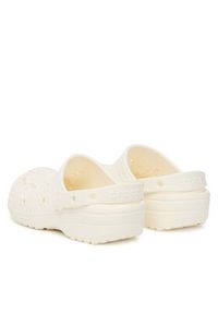 Crocs Klapki Classic Floral Cut-Out Clog 210927 Écru #5
