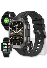 Active Band - SMARTWATCH ZEGAREK ROZMOWY MENU POLSKIE DAMSKI MĘSKI CZARNY SPORT PL SMART DM63. Rodzaj zegarka: smartwatch. Kolor: czarny. Styl: sportowy