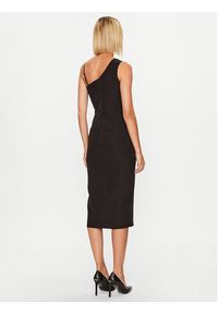 Rinascimento Sukienka koktajlowa CFC0115241003 Czarny Regular Fit. Kolor: czarny. Materiał: syntetyk. Styl: wizytowy