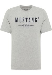 Męski T-Shirt Mustang Style Alex Mid Grey Mélange 1017997 4140 #1