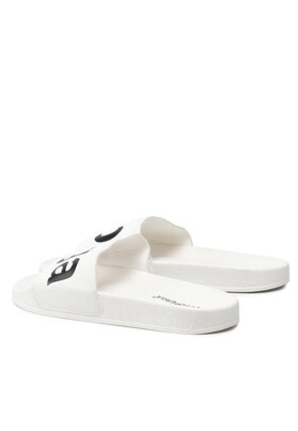 Superga Klapki 1908 Slides Polysoft S111I3W Biały. Kolor: biały. Materiał: skóra