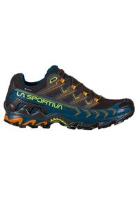 LA SPORTIVA - Buty turystyczne męskie La Sportiva Ultra Raptor II GTX. Kolor: szary, pomarańczowy, wielokolorowy, niebieski. Materiał: materiał, syntetyk. Szerokość cholewki: normalna