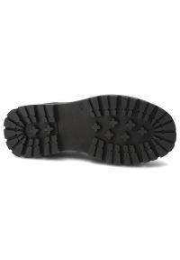 Białe Botki Pollonus Ocieplane Buty Damskie. Kolor: biały. Materiał: skóra, futro, syntetyk. Szerokość cholewki: normalna. Wzór: nadruk. Sezon: zima #5