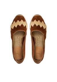 Castañer Espadryle Karen/186 023461 Brązowy. Kolor: brązowy. Materiał: skóra, zamsz