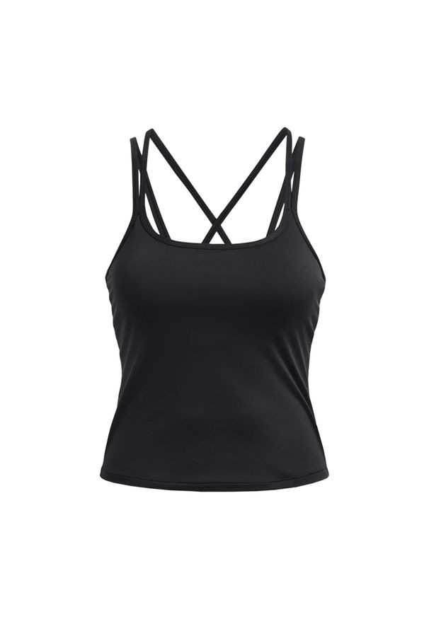 Koszulka fitness damska Under Armour Meridian Fitted Tank. Kolor: czarny. Sport: fitness