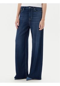 Guess Jeansy W5YA82 D0782 Granatowy Wide Leg. Kolor: niebieski