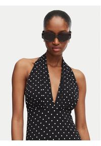 Guess Sukienka codzienna W6YKAV K6706 Czarny Regular Fit. Okazja: na co dzień. Kolor: czarny. Materiał: syntetyk. Typ sukienki: proste. Styl: casual #3