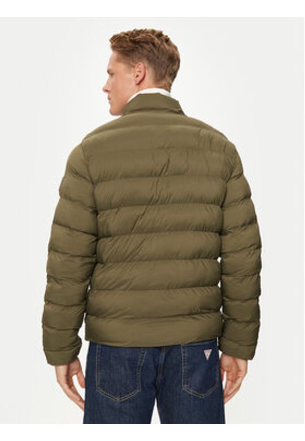 TOMMY HILFIGER - Tommy Hilfiger Kurtka zimowa MW0MW37259 Zielony Regular Fit. Kolor: zielony. Materiał: syntetyk. Sezon: zima