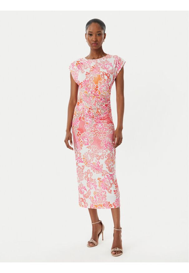 Hale bob - Hale Bob Sukienka koktajlowa Thora 5ZLG662A Różowy Slim Fit. Kolor: różowy. Materiał: syntetyk. Styl: wizytowy