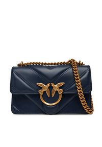 Pinko - PINKO Torebka Love One Mini Light Dc Al 25-26 PLTT 104550 A2OS Granatowy. Kolor: niebieski. Materiał: skórzane #3
