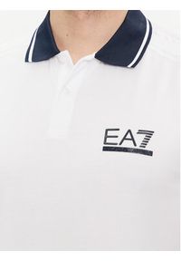 EA7 Emporio Armani Polo 3DPF20 PJ03Z 1100 Biały Regular Fit. Typ kołnierza: polo. Kolor: biały. Materiał: bawełna #4