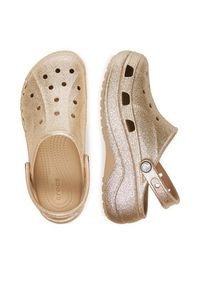 Crocs Klapki BAYA PLATFORM CLOG 208459-212 Złoty. Kolor: złoty. Obcas: na platformie #4