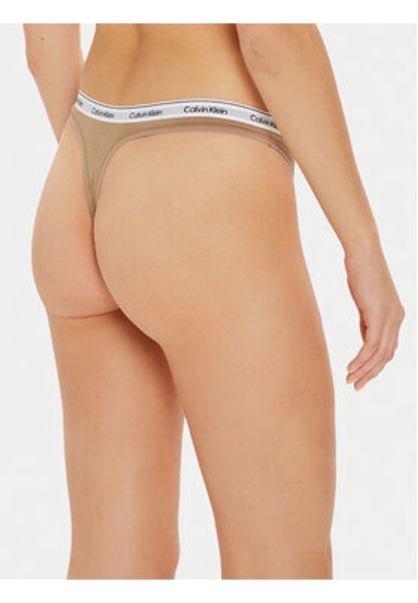 Calvin Klein Underwear Komplet stringów 000QD5209E Kolorowy. Materiał: bawełna. Wzór: kolorowy