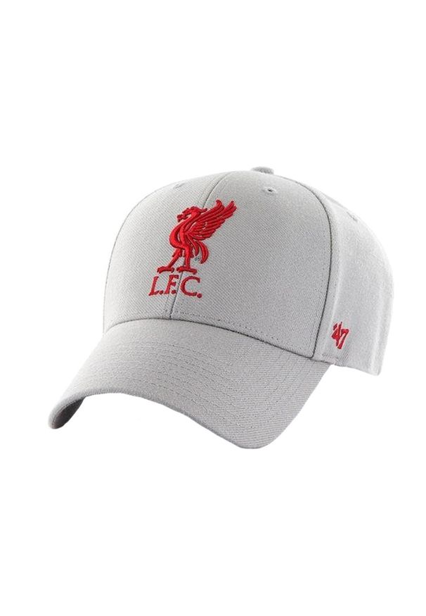 Męska czapka z daszkiem 47 Brand EPL FC Liverpool Cap. Kolor: szary