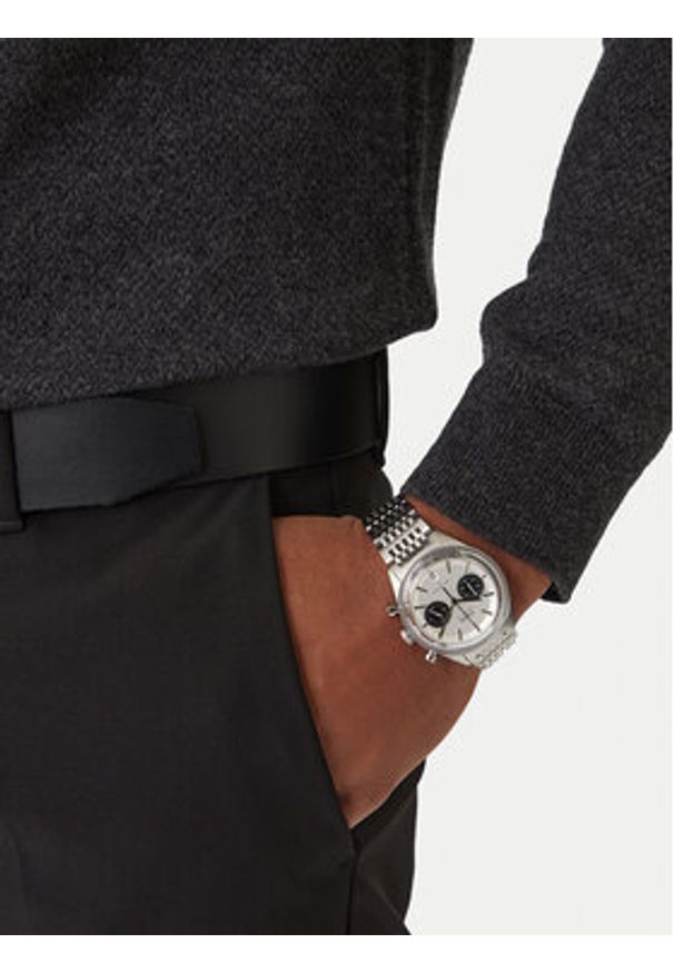 Timex Zegarek Marlin TW2Y24600 Srebrny. Kolor: srebrny