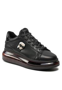 Karl Lagerfeld - KARL LAGERFELD Sneakersy KL62630N Czarny. Kolor: czarny. Materiał: skóra