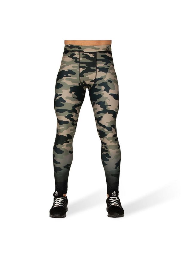 GORILLA WEAR - Legginsy Gorilla Wear Franklin. Kolor: zielony. Sport: fitness
