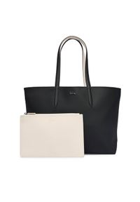 Lacoste Torebka Anna NF2142AA Granatowy. Kolor: niebieski. Materiał: skórzane