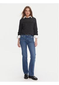 TOMMY HILFIGER - Tommy Hilfiger Sweter WW0WW46438 Szary Regular Fit. Kolor: szary. Materiał: wełna