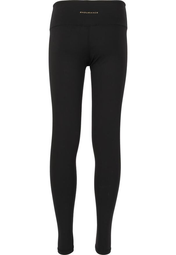 ENDURANCE - Legginsy dziewczęce Endurance Basia. Kolor: czarny. Styl: sportowy, młodzieżowy
